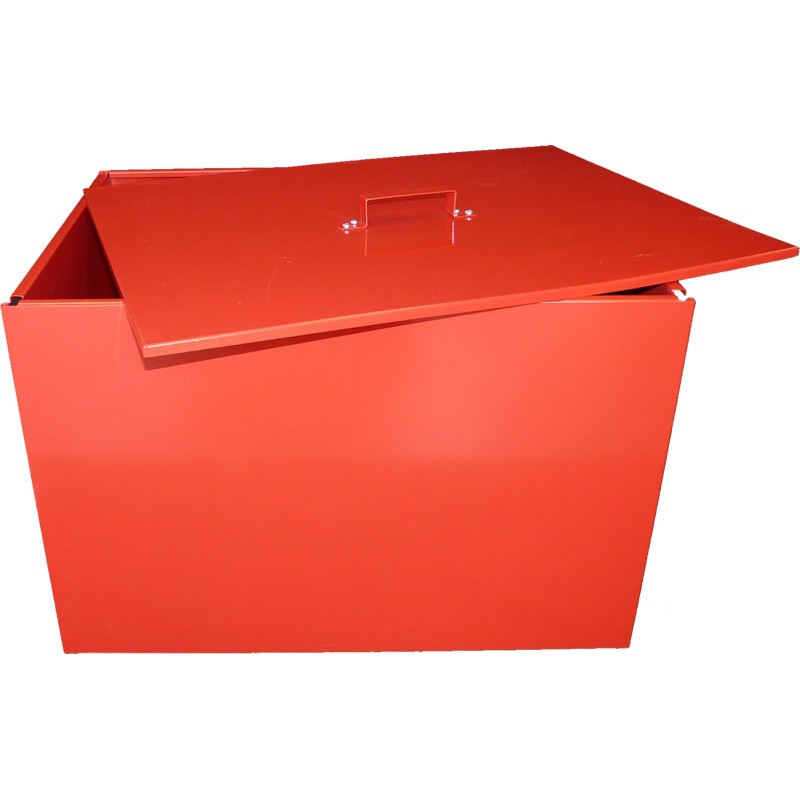 BAC A SABLE 100L METAL + COUVERCLE    