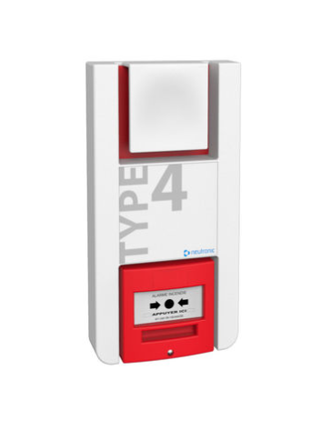 ALARME TYPE4 A PILES NFS  DIFFUSEUR LUMINEUX