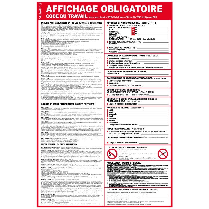 CODE DU TRAVAIL          